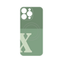 プレミアムパネル with MagSafe［ オリジナル - initial two tone - X green ］