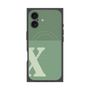 プレミアムパネル with MagSafe［ オリジナル - initial two tone - X green ］