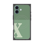 プレミアムパネル with MagSafe［ オリジナル - initial two tone - X green ］