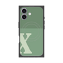 プレミアムパネル with MagSafe［ オリジナル - initial two tone - X green ］