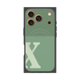 プレミアムパネル with MagSafe［ オリジナル - initial two tone - X green ］