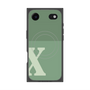 プレミアムパネル with MagSafe［ オリジナル - initial two tone - X green ］