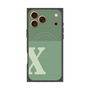 プレミアムパネル with MagSafe［ オリジナル - initial two tone - X green ］