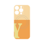 プレミアムパネル with MagSafe［ オリジナル - initial two tone - Y orange ］