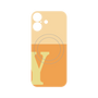 プレミアムパネル with MagSafe［ オリジナル - initial two tone - Y orange ］