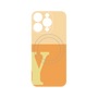プレミアムパネル with MagSafe［ オリジナル - initial two tone - Y orange ］