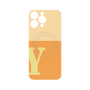 プレミアムパネル with MagSafe［ オリジナル - initial two tone - Y orange ］