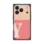 プレミアムパネル with MagSafe［ オリジナル - initial two tone - Y pink ］