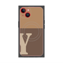 プレミアムパネル with MagSafe［ オリジナル - initial two tone - Y brown ］