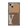 プレミアムパネル with MagSafe［ オリジナル - initial two tone - Y brown ］