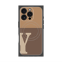 プレミアムパネル with MagSafe［ オリジナル - initial two tone - Y brown ］