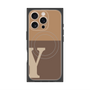プレミアムパネル with MagSafe［ オリジナル - initial two tone - Y brown ］