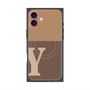 プレミアムパネル with MagSafe［ オリジナル - initial two tone - Y brown ］