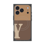 プレミアムパネル with MagSafe［ オリジナル - initial two tone - Y brown ］