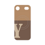 プレミアムパネル with MagSafe［ オリジナル - initial two tone - Y brown ］