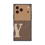 プレミアムパネル with MagSafe［ オリジナル - initial two tone - Y brown ］