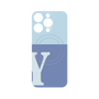 プレミアムパネル with MagSafe［ オリジナル - initial two tone - Y blue ］