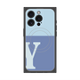 プレミアムパネル with MagSafe［ オリジナル - initial two tone - Y blue ］