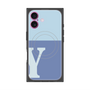 プレミアムパネル with MagSafe［ オリジナル - initial two tone - Y blue ］