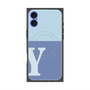 プレミアムパネル with MagSafe［ オリジナル - initial two tone - Y blue ］