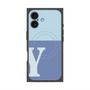 プレミアムパネル with MagSafe［ オリジナル - initial two tone - Y blue ］