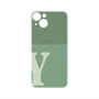 プレミアムパネル with MagSafe［ オリジナル - initial two tone - Y green ］