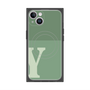 プレミアムパネル with MagSafe［ オリジナル - initial two tone - Y green ］