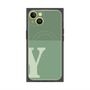 プレミアムパネル with MagSafe［ オリジナル - initial two tone - Y green ］