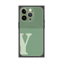 プレミアムパネル with MagSafe［ オリジナル - initial two tone - Y green ］