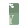 プレミアムパネル with MagSafe［ オリジナル - initial two tone - Y green ］