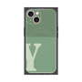 プレミアムパネル with MagSafe［ オリジナル - initial two tone - Y green ］