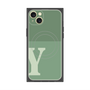 プレミアムパネル with MagSafe［ オリジナル - initial two tone - Y green ］