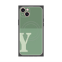 プレミアムパネル with MagSafe［ オリジナル - initial two tone - Y green ］