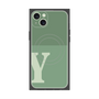 プレミアムパネル with MagSafe［ オリジナル - initial two tone - Y green ］