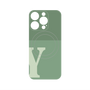 プレミアムパネル with MagSafe［ オリジナル - initial two tone - Y green ］