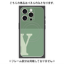 プレミアムパネル with MagSafe［ オリジナル - initial two tone - Y green ］
