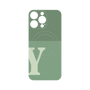 プレミアムパネル with MagSafe［ オリジナル - initial two tone - Y green ］