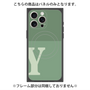 プレミアムパネル with MagSafe［ オリジナル - initial two tone - Y green ］
