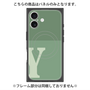 プレミアムパネル with MagSafe［ オリジナル - initial two tone - Y green ］