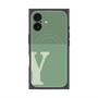 プレミアムパネル with MagSafe［ オリジナル - initial two tone - Y green ］
