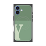プレミアムパネル with MagSafe［ オリジナル - initial two tone - Y green ］