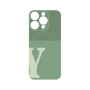 プレミアムパネル with MagSafe［ オリジナル - initial two tone - Y green ］