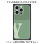 プレミアムパネル with MagSafe［ オリジナル - initial two tone - Y green ］