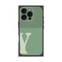 プレミアムパネル with MagSafe［ オリジナル - initial two tone - Y green ］