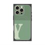プレミアムパネル with MagSafe［ オリジナル - initial two tone - Y green ］