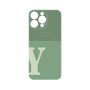 プレミアムパネル with MagSafe［ オリジナル - initial two tone - Y green ］
