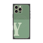 プレミアムパネル with MagSafe［ オリジナル - initial two tone - Y green ］