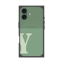 プレミアムパネル with MagSafe［ オリジナル - initial two tone - Y green ］