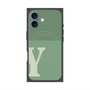 プレミアムパネル with MagSafe［ オリジナル - initial two tone - Y green ］