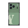プレミアムパネル with MagSafe［ オリジナル - initial two tone - Y green ］